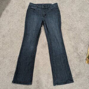 NYDJ 4 Petite Dark Wash Straight Jeans
